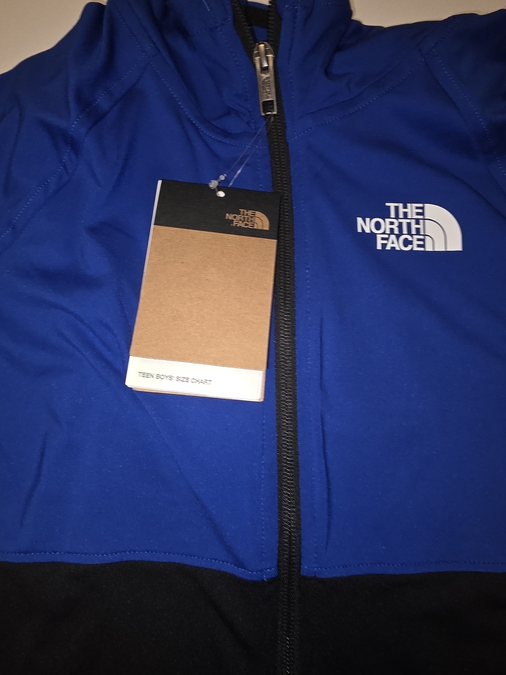 The North Face Kids Blue and Black Lightweight Zip Jacket - Picture 4 of 9